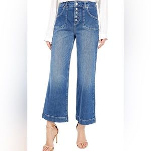 Paige “Anessa” button fly medium rise jeans